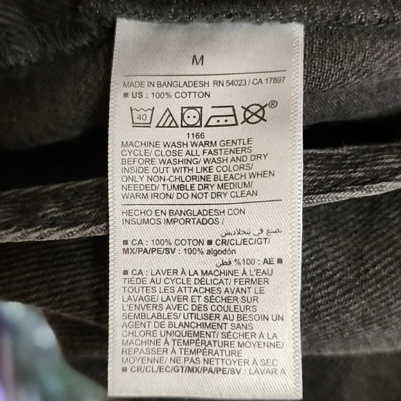 Black Denim Short Overalls - Picture 3 of 3